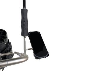 JuCad smartphone holder with umbrella extension príslušenstvo k vozíkom, titanium