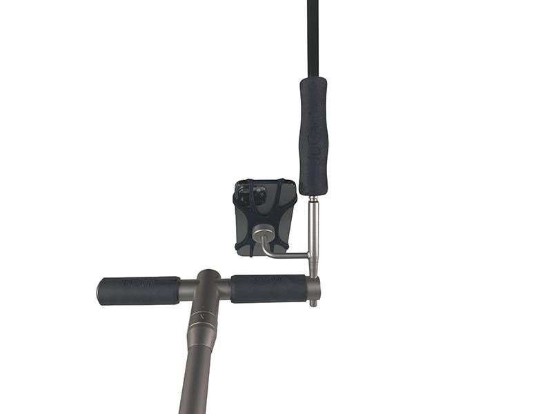 JuCad smartphone holder with umbrella extension príslušenstvo k vozíkom, titanium