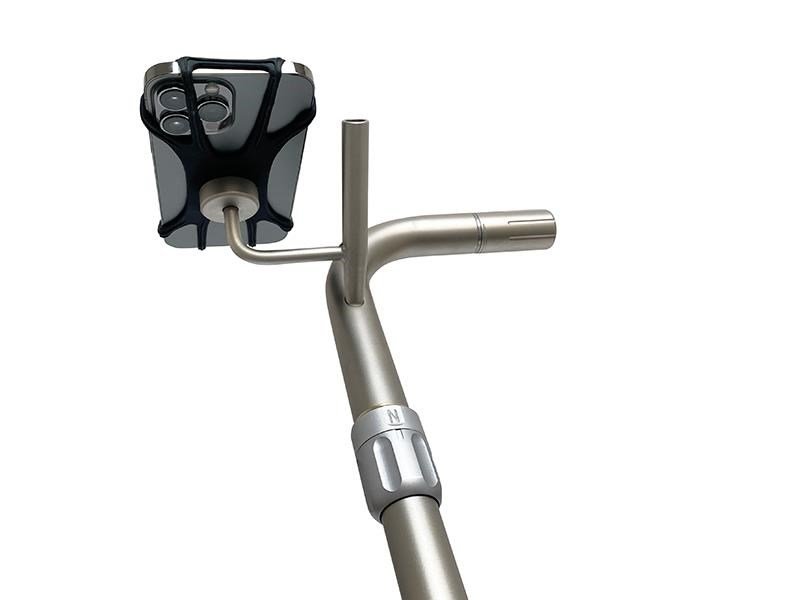 JuCad smartphone holder with umbrella extension príslušenstvo k vozíkom, titanium