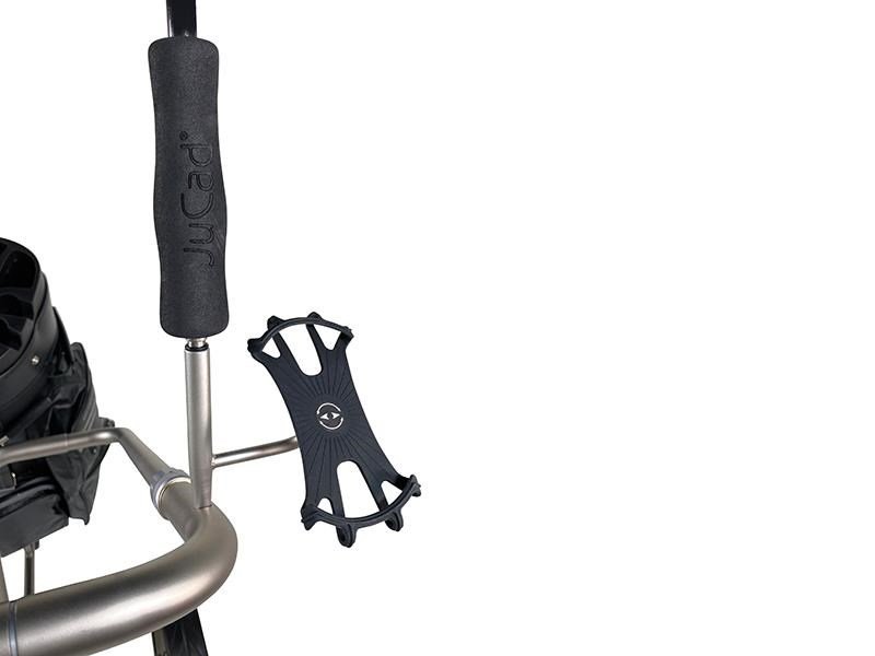 JuCad smartphone holder with umbrella extension príslušenstvo k vozíkom, titanium