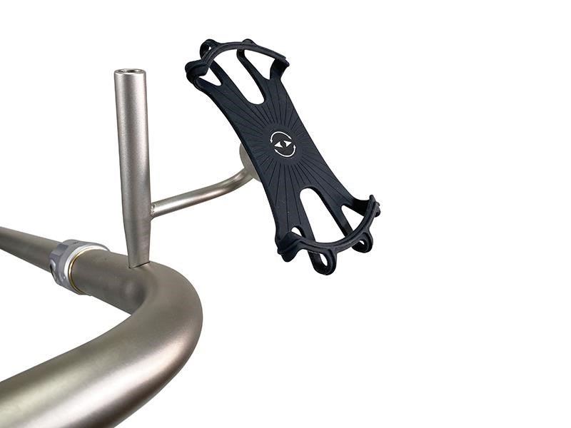 JuCad smartphone holder with umbrella extension príslušenstvo k vozíkom, titanium