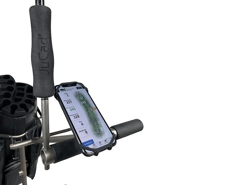 JuCad smartphone holder with umbrella extension príslušenstvo k vozíkom, titanium