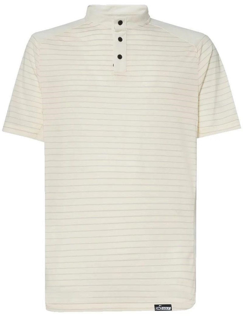 Oakley Fringe Stripe pánske polo, arctic white