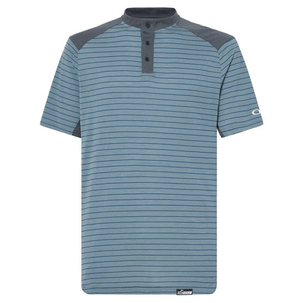 Oakley Fringe Stripe pánske polo, dark slate