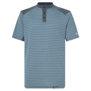 Oakley Fringe Stripe pánske polo, dark slate
