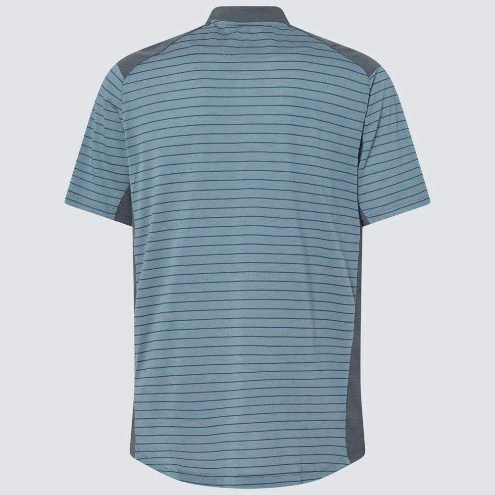 Oakley Fringe Stripe pánske polo, dark slate