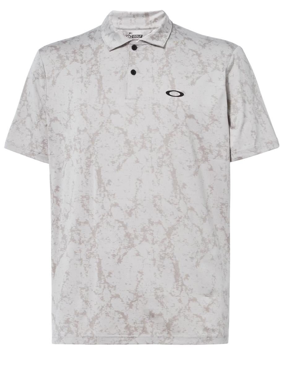 Oakley Marble Jaquard pánske polo, arctic white