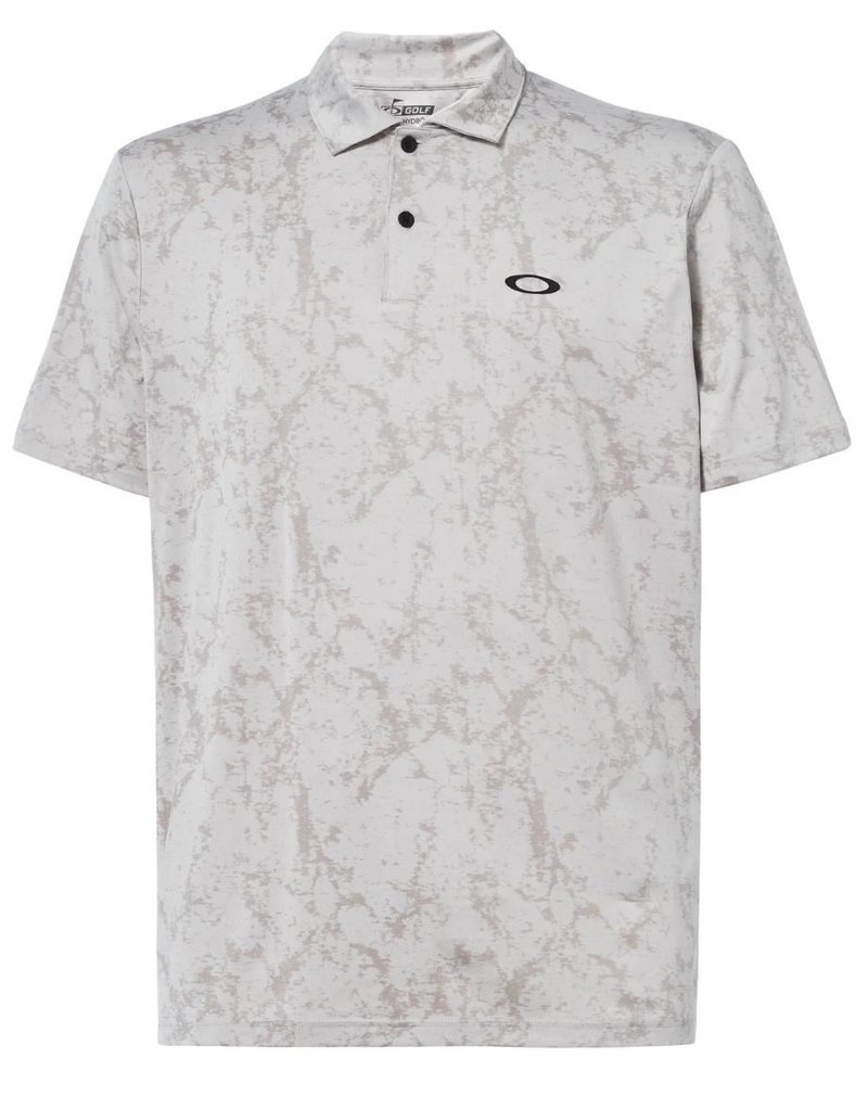Oakley Marble Jaquard pánske polo, arctic white