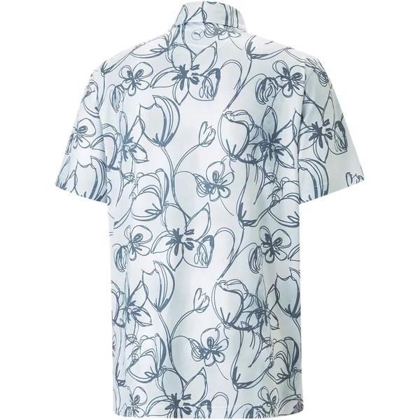 Puma Cloudspun Stems pánske polo, white/evening sky