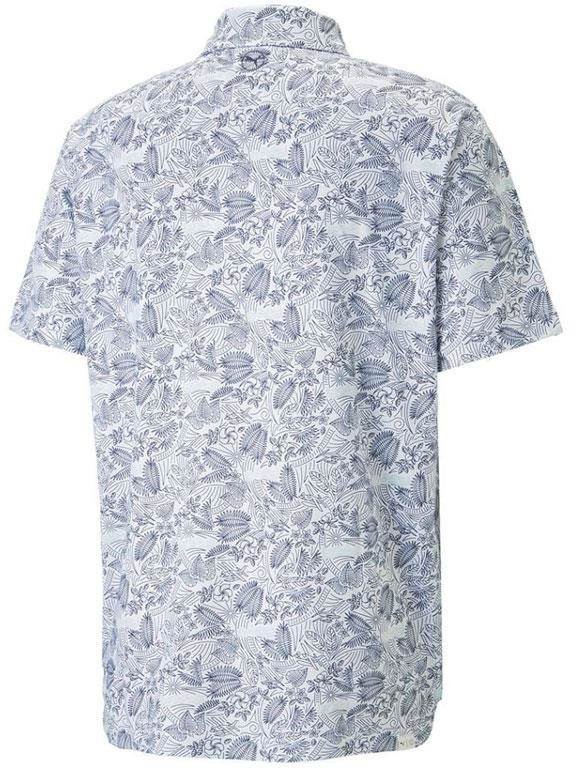 Puma Mattr Seaplanes pánske polo, navy blazer/tropical aqua
