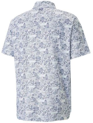 Puma Mattr Seaplanes pánske polo, navy blazer/tropical aqua
