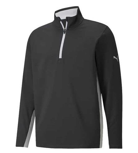 Puma Gamer 1/4 Zip pánska mikina, čierna