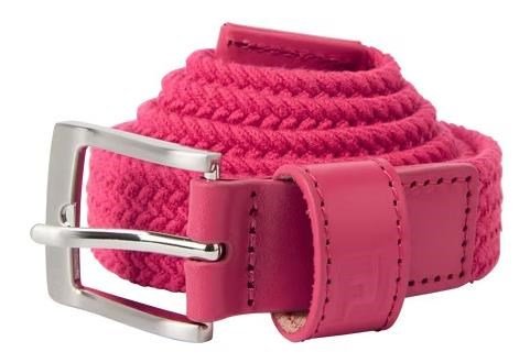 FootJoy Women's Braided dámsky opasok, hot pink