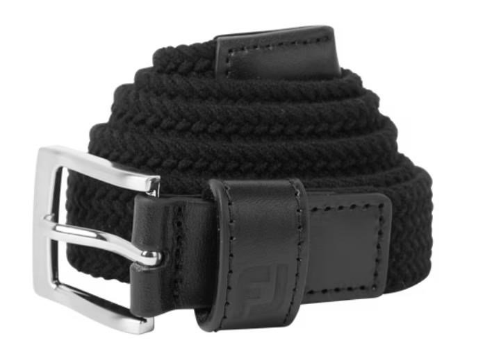 FootJoy Women's Braided ladies belt, čierny