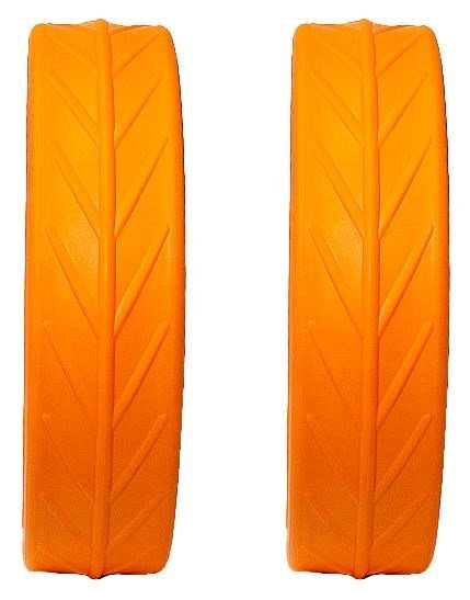 JuCad Pneumatiky pre zadné kolesá (2 pneumatiky pre zadné kolesá JuCad), oranžové