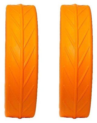 JuCad Pneumatiky pre zadné kolesá (2 pneumatiky pre zadné kolesá JuCad), oranžové