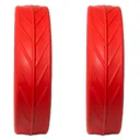 JuCad Tyres for Rear Wheels (2 pneumatiky pre zadné kolieska JuCad), červená
