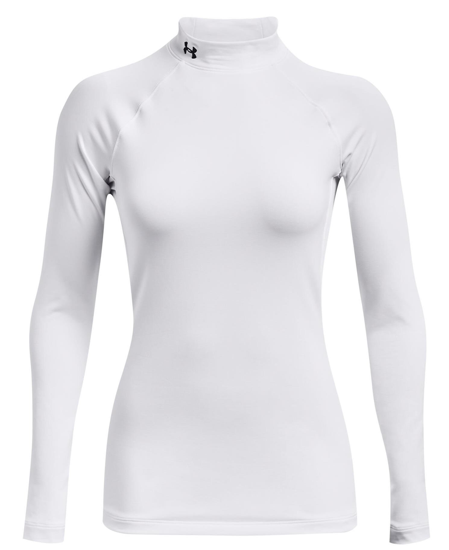 Under Armour Authentics Mockneck dámske termoprádlo, biele