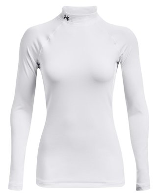 Under Armour Authentics Mockneck dámske termoprádlo, biele