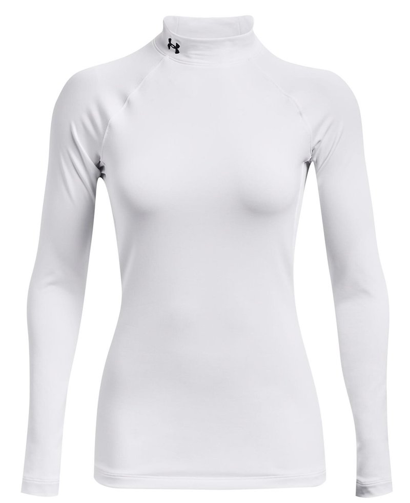Under Armour Authentics Mockneck dámske termoprádlo, biele