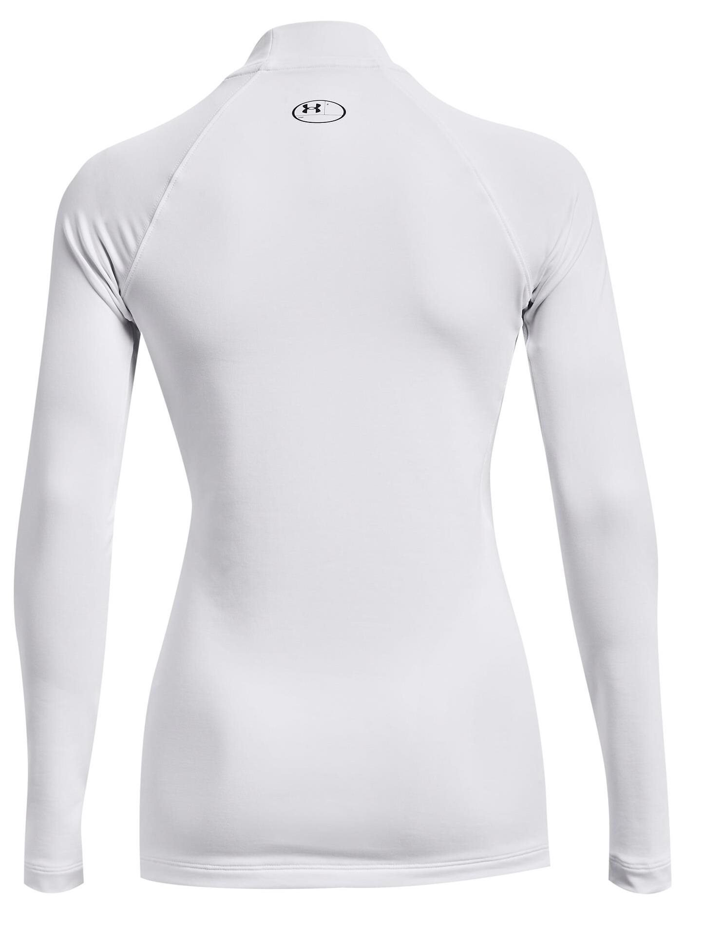 Under Armour Authentics Mockneck dámske termoprádlo, biele