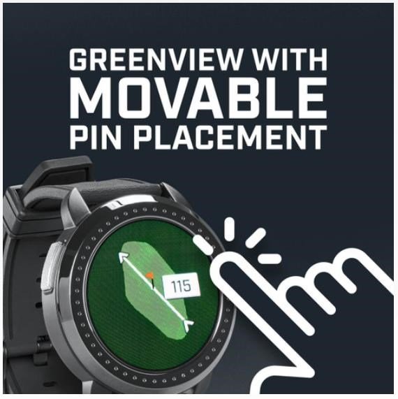 Bushnell iON Elite GPS golf hodinky, čierne