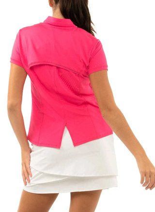 Lucky in Love Chi Chi Short Sleeve dámske polo, melónové