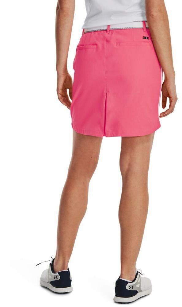Under Armour Links Woven dámska golfová sukňa, pink shock