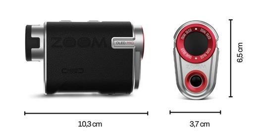 Zoom OLED PRO laserový diaľkomer, čierna/strieborná
