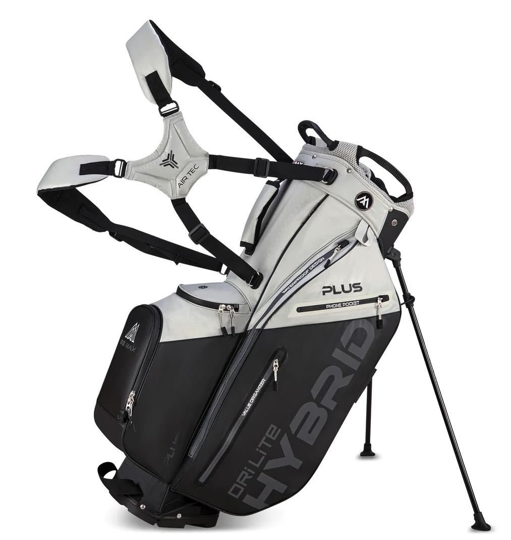 Big Max Dri Lite Hybrid Plus stand bag, šedá/čierna