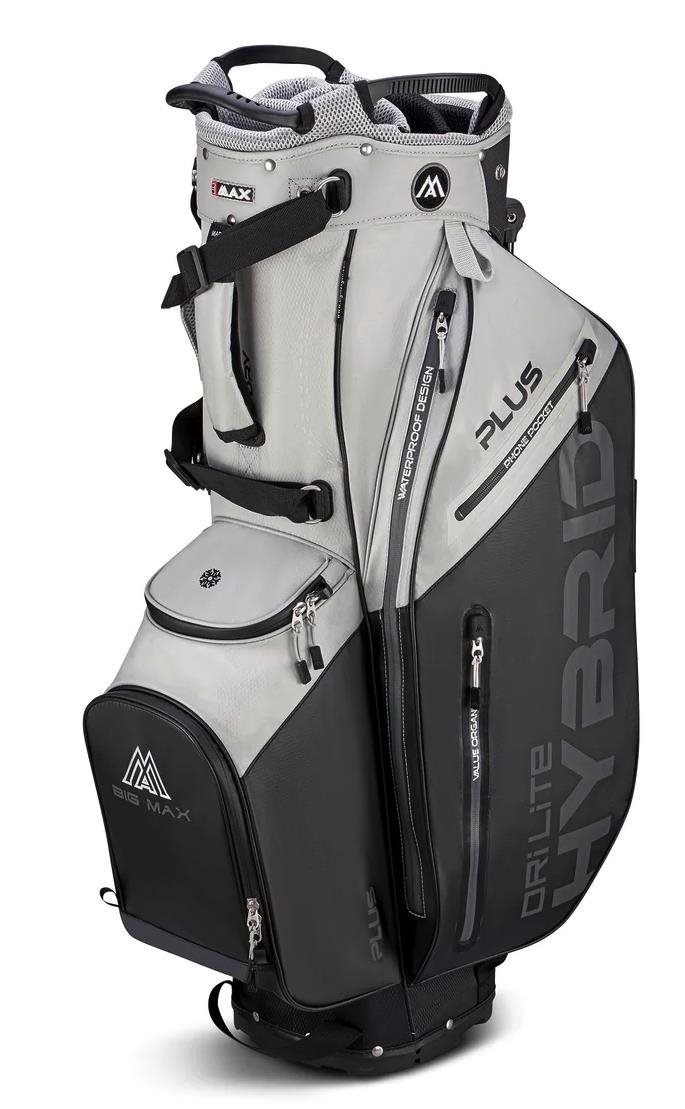 Big Max Dri Lite Hybrid Plus stand bag, šedá/čierna