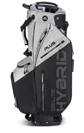 Big Max Dri Lite Hybrid Plus stand bag, šedá/čierna