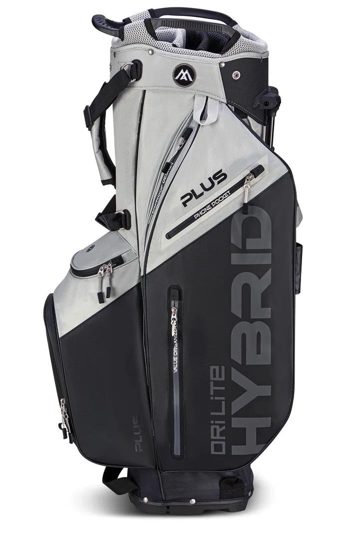 Big Max Dri Lite Hybrid Plus stand bag, šedá/čierna