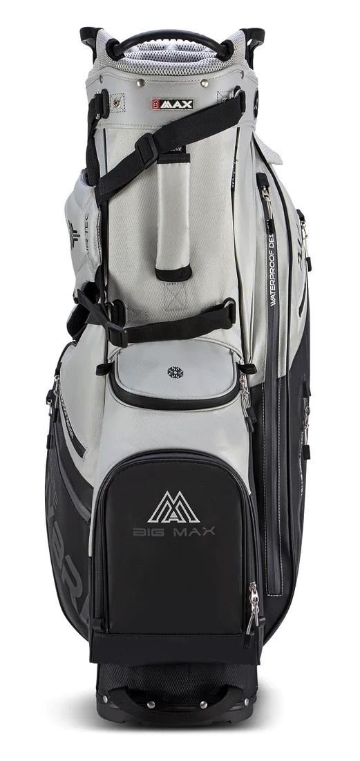 Big Max Dri Lite Hybrid Plus stand bag, šedá/čierna