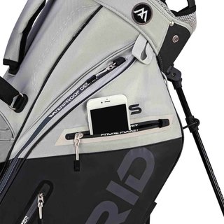 Big Max Dri Lite Hybrid Plus stand bag, šedá/čierna