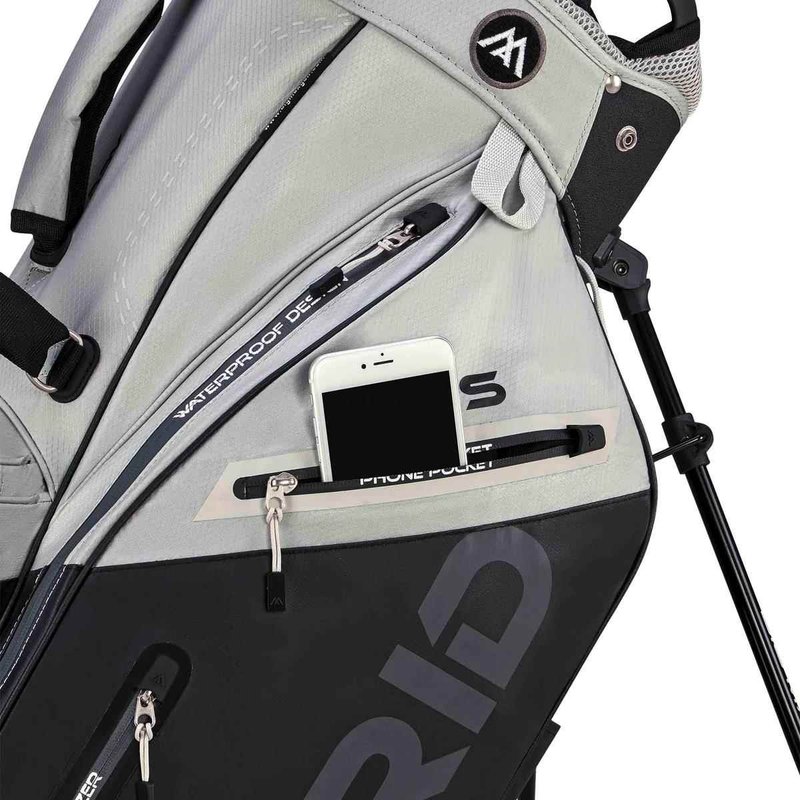 Big Max Dri Lite Hybrid Plus stand bag, šedá/čierna