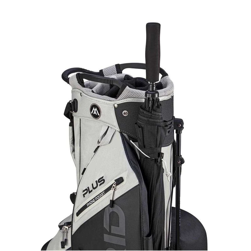 Big Max Dri Lite Hybrid Plus stand bag, šedá/čierna