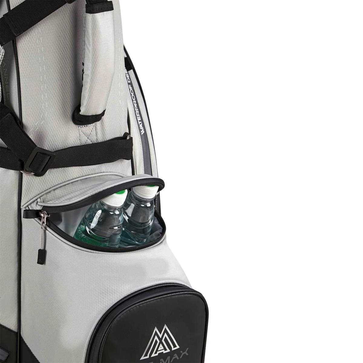 Big Max Dri Lite Hybrid Plus stand bag, šedá/čierna