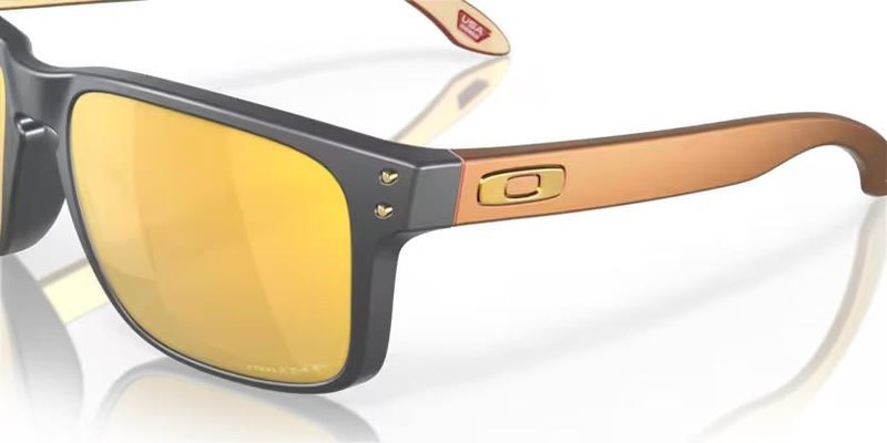 Oakley Holbrook Steel Colection Matte Carbon Prizm 24K Polarized slnečné okuliare