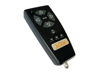 JuStar Black 1.0 elektrický vozík + Remote Control, čierny