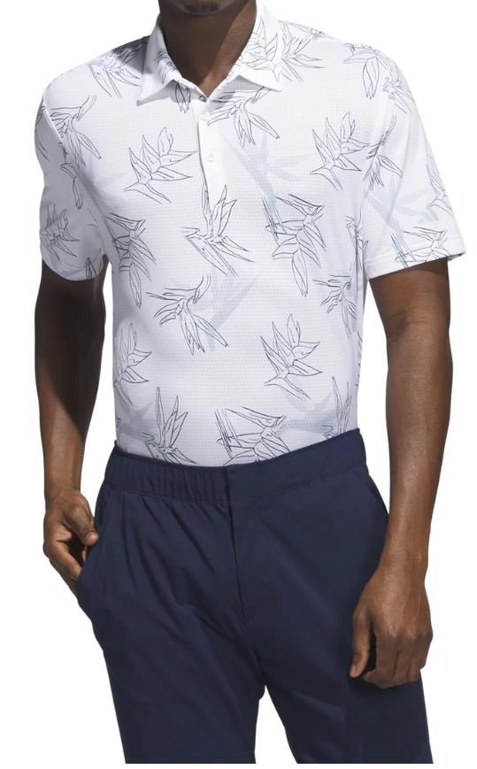 Adidas Oasis Mesh pánske polo, biele