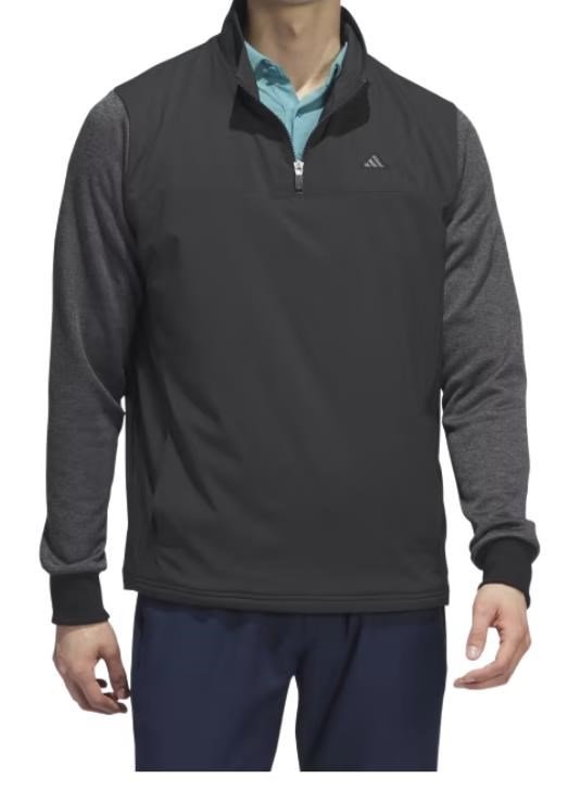 Adidas Go-To 1/4 Zip pánska bunda, čierna