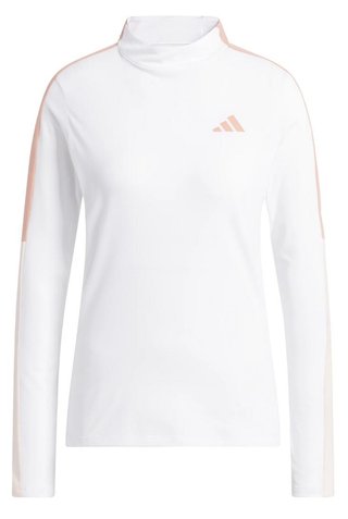 Adidas Nature mock dlhý rukáv pánske tričko, biele