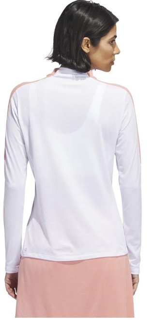 Adidas Nature mock dlhý rukáv pánske tričko, biele