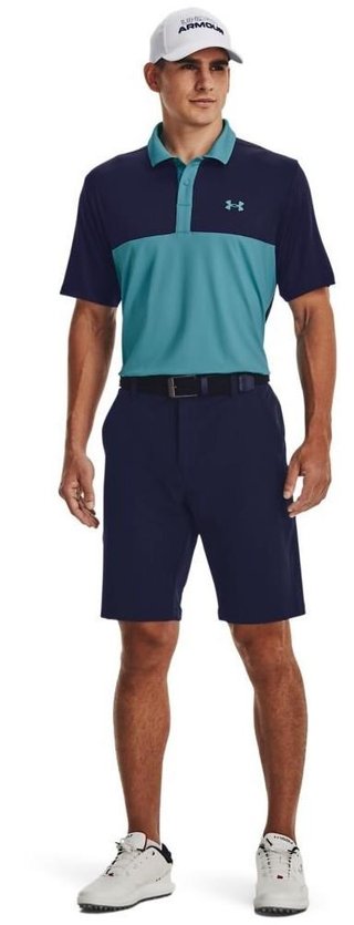 Under Armour Perf 3.0 Color Block pánske polo, glacier blue