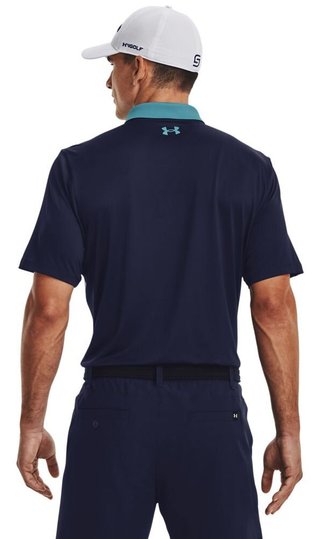 Under Armour Perf 3.0 Color Block pánske polo, glacier blue
