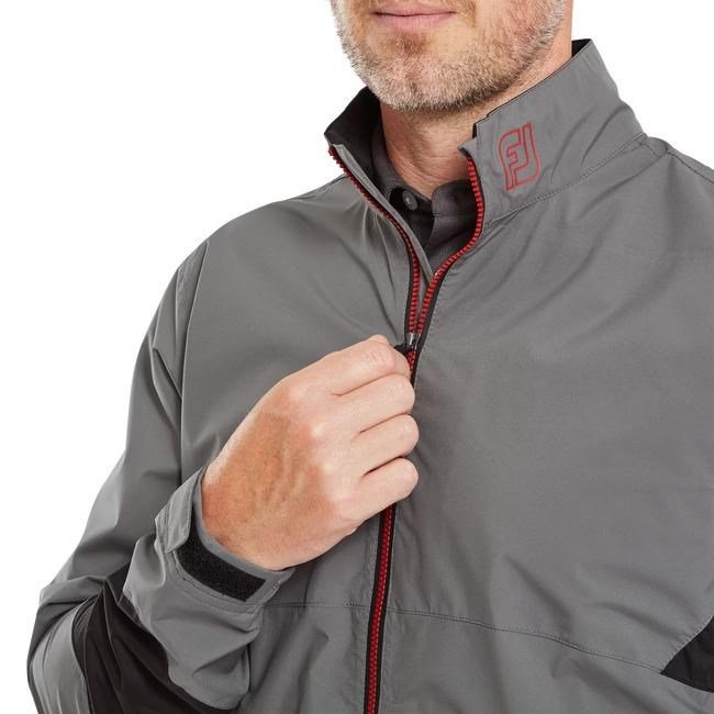 Footjoy HydroLite X pánska bunda, charcoal/black/red