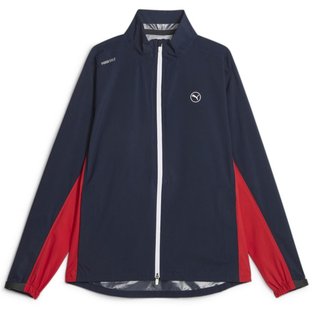 Puma DryLbl Rain pánska bunda, navy blazer/strong red