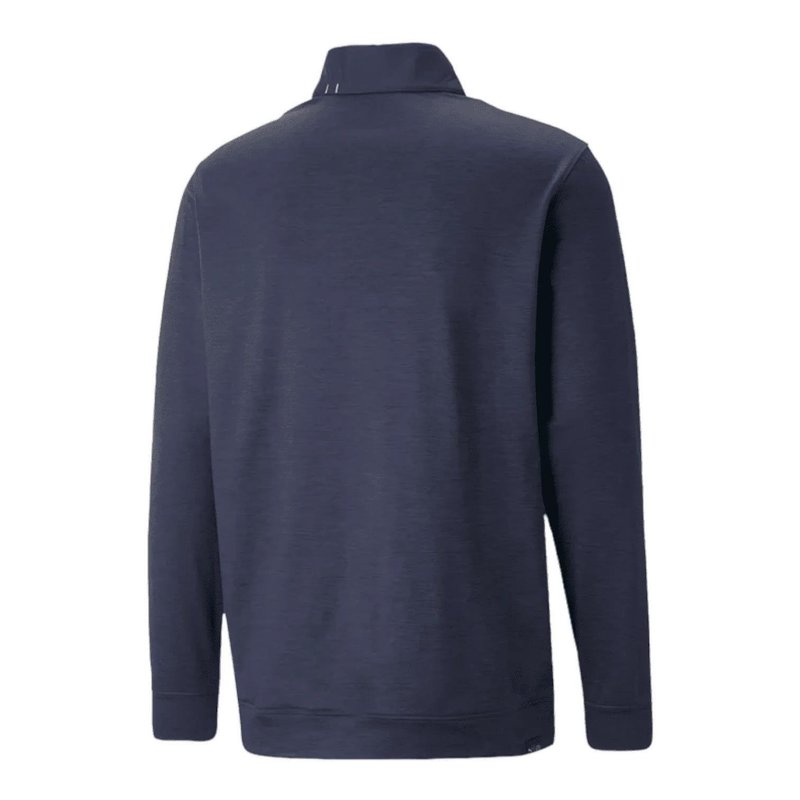 Puma Cloudspun Colorblock 1/4 Zip pánska mikina, navy blazer