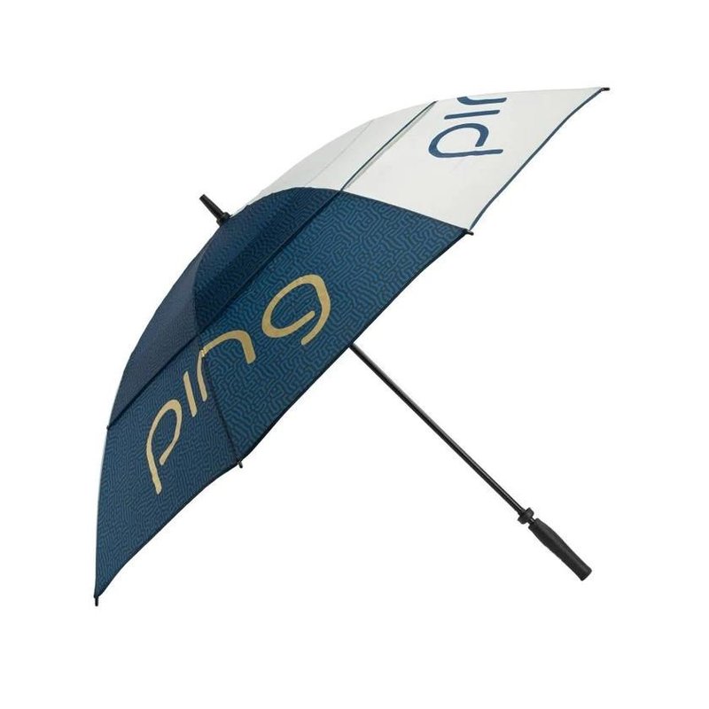 PING Golf Ping G Le3 Double Canopy dámsky golfový dáždnik 62", navy/gold